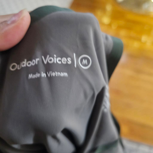 Outdoor Voices Green Mini Dress with Gray Lining - Medium - Picture 6 of 7